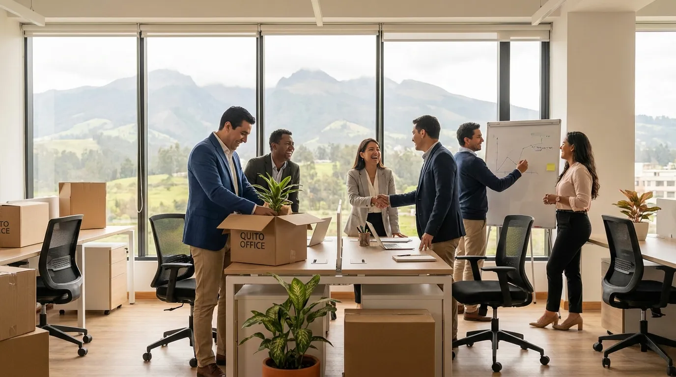 Corporate and institutional relocation services for companies moving teams to Ecuador